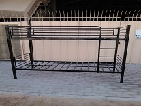 JBB2 - Tubular Bed Frame - With Long & Half Support